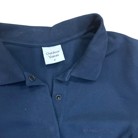 Outdoor voices Sport polo dress navy blue size medium tennis golf leisure preppy - Picture 5 of 11